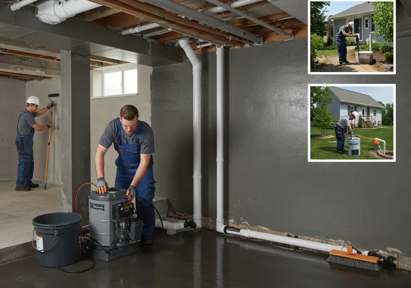 Basement Waterproofing and Flood Prevention process in Waxhaw, NC